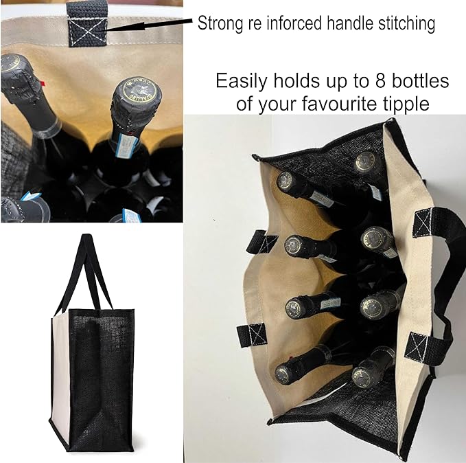 Drama Queen Tote Bag Funny Birthday Gift Jute Canvas Shopping Natural