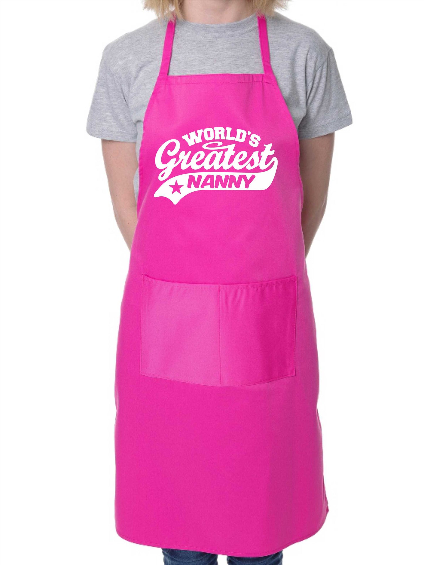 Apron Greatest Nanny Gift For Her Birthday Mother's Day Present