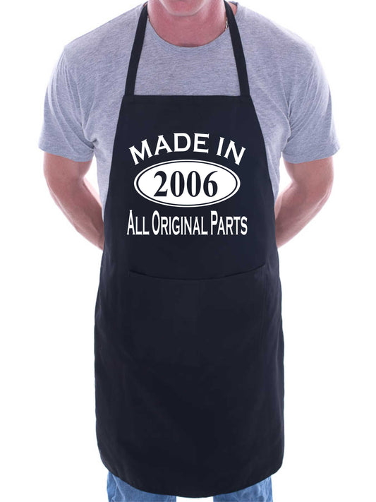 Made In 2006 18th Birthday BBQ Cooking Funny Novelty Apron