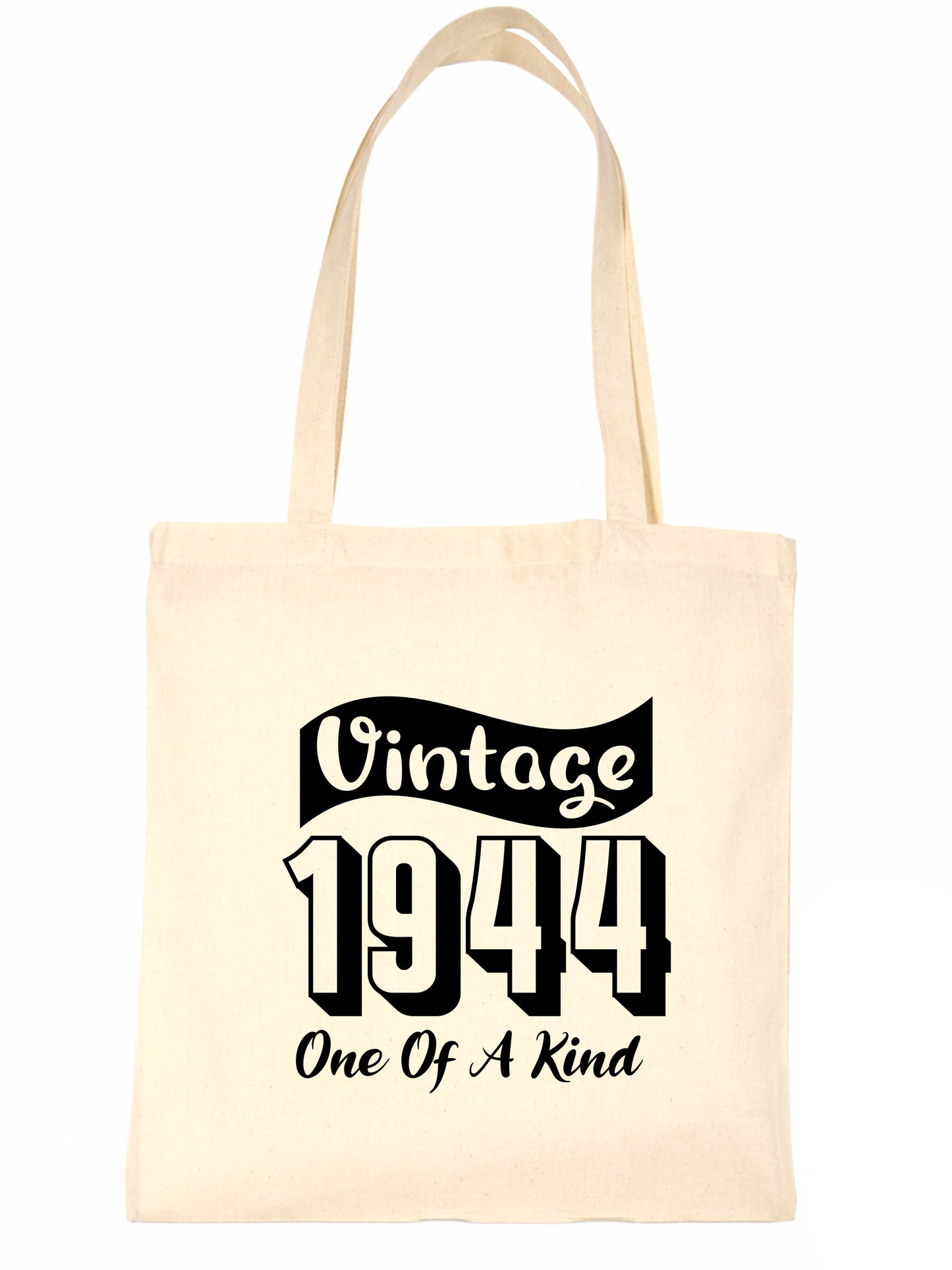 Born In 1944 80th Birthday Age 80 Funny Re Usuable Shopping Tote Bag
