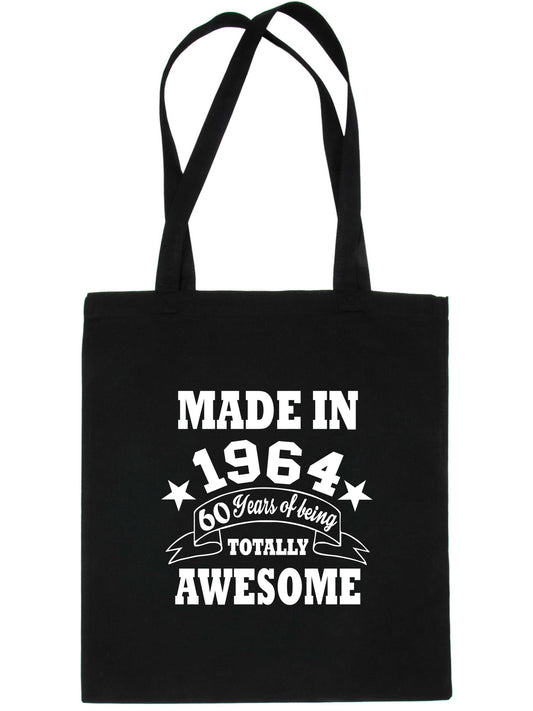 Made In 1964 Tote Bag 60th Birthday Shopping Tote Reusable Bag For Life