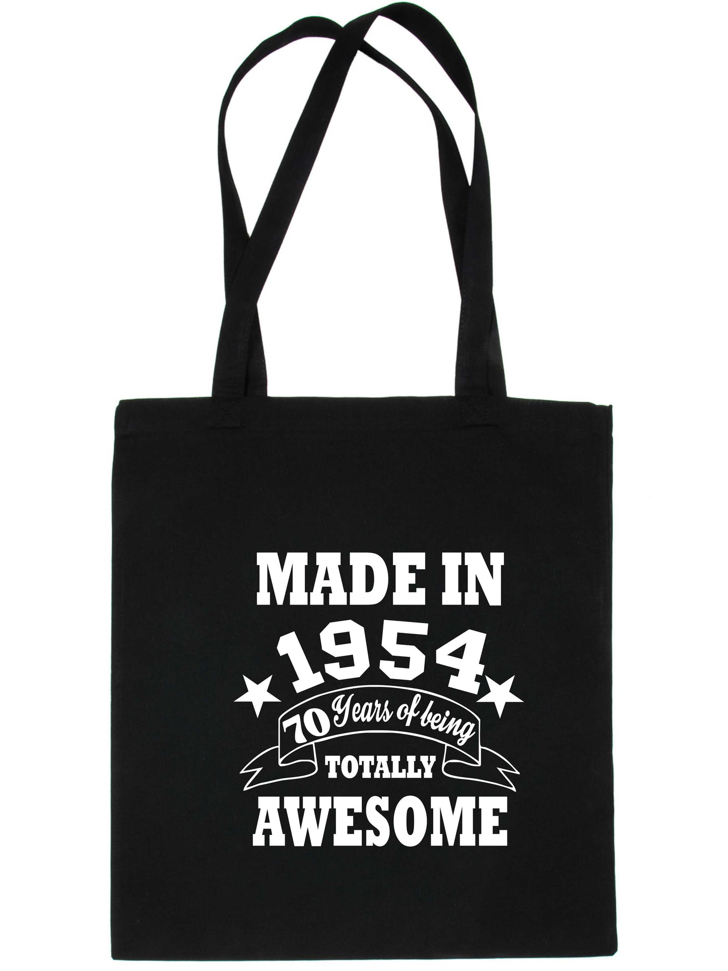 Made In 1954 Tote Bag 70th Birthday Shopping Tote Reusable Bag For Life