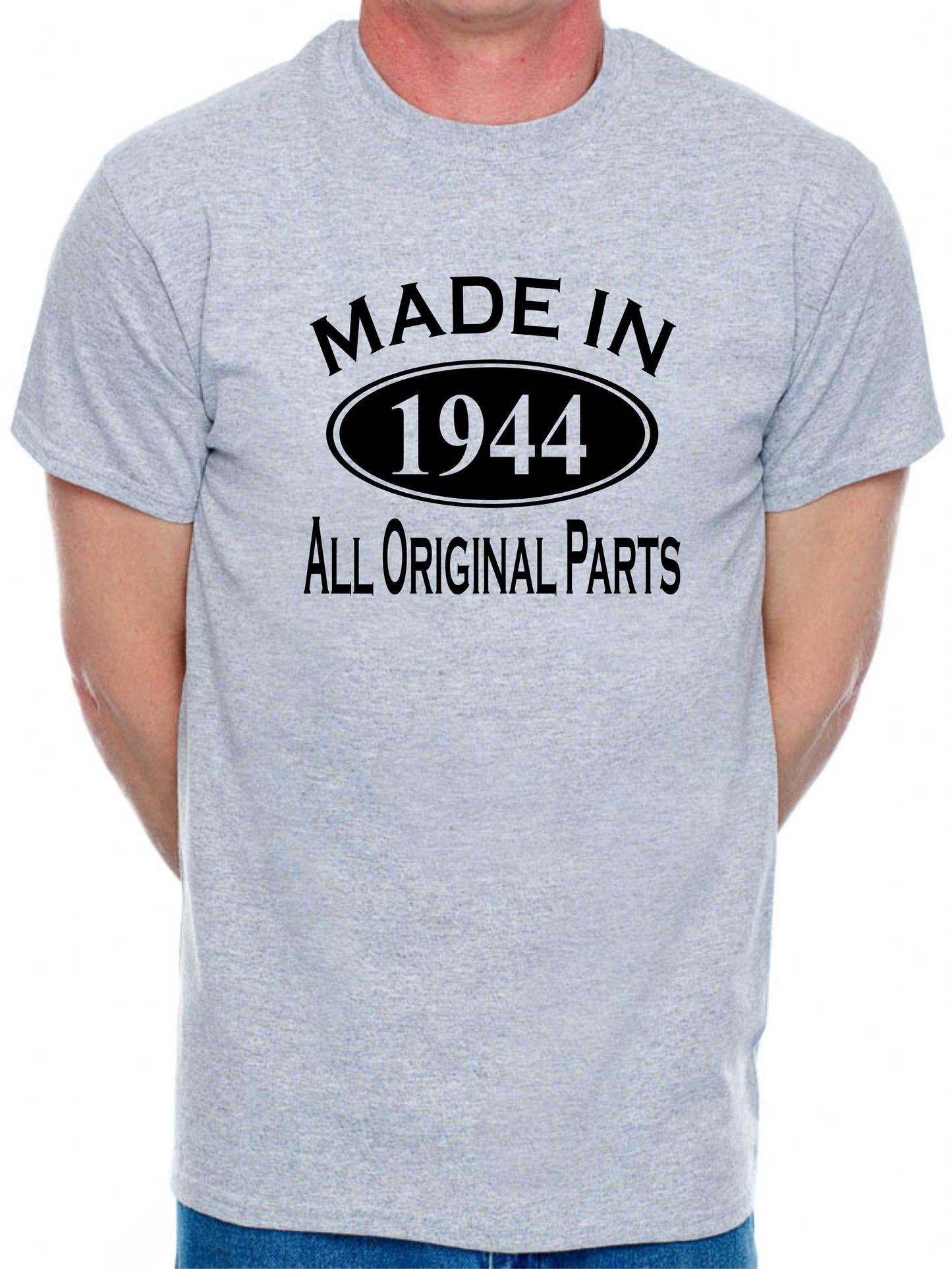 Made in 1944 80th Men's Birthday T-Shirt Age 80
