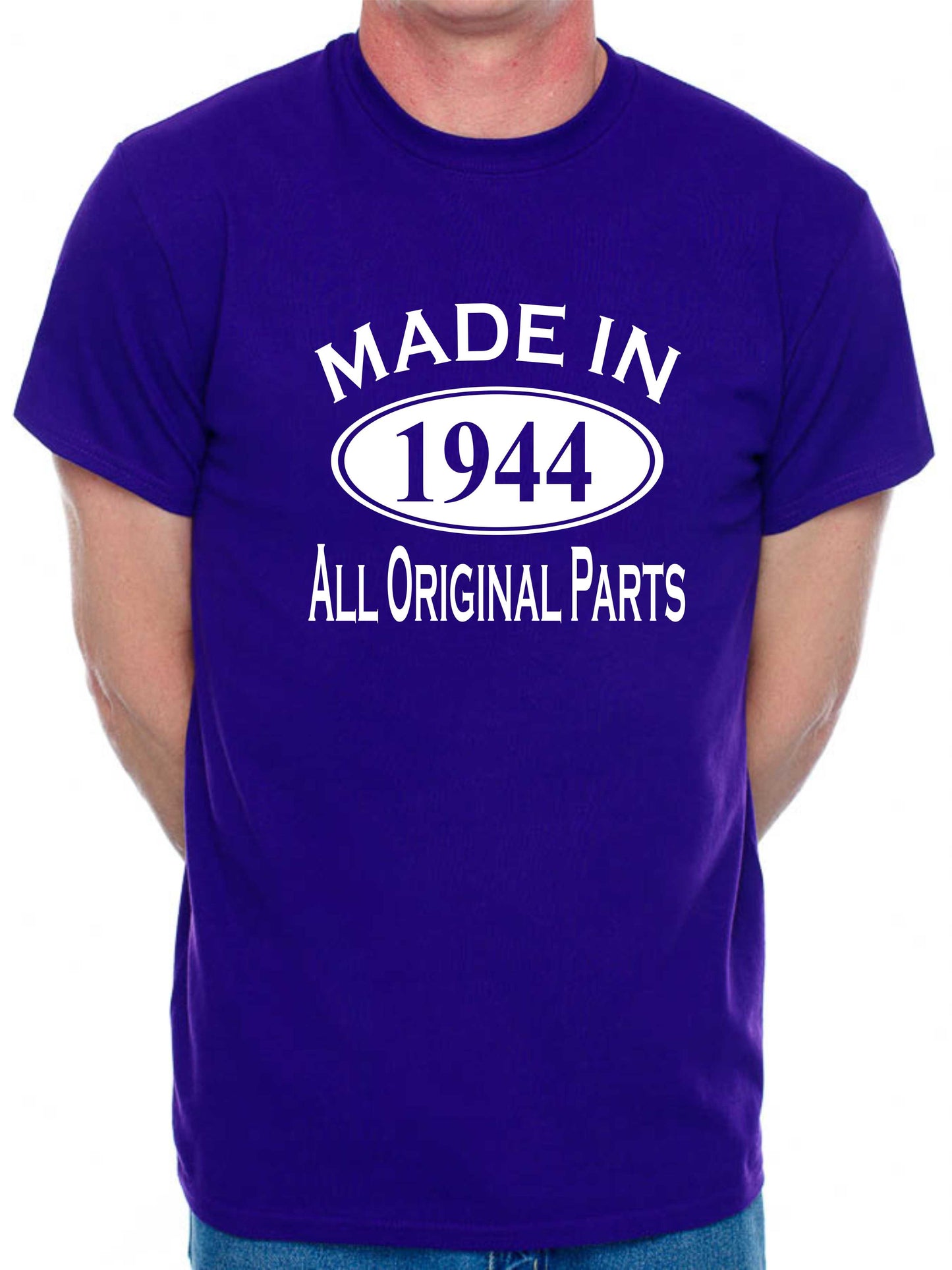 Made in 1944 80th Men's Birthday T-Shirt Age 80