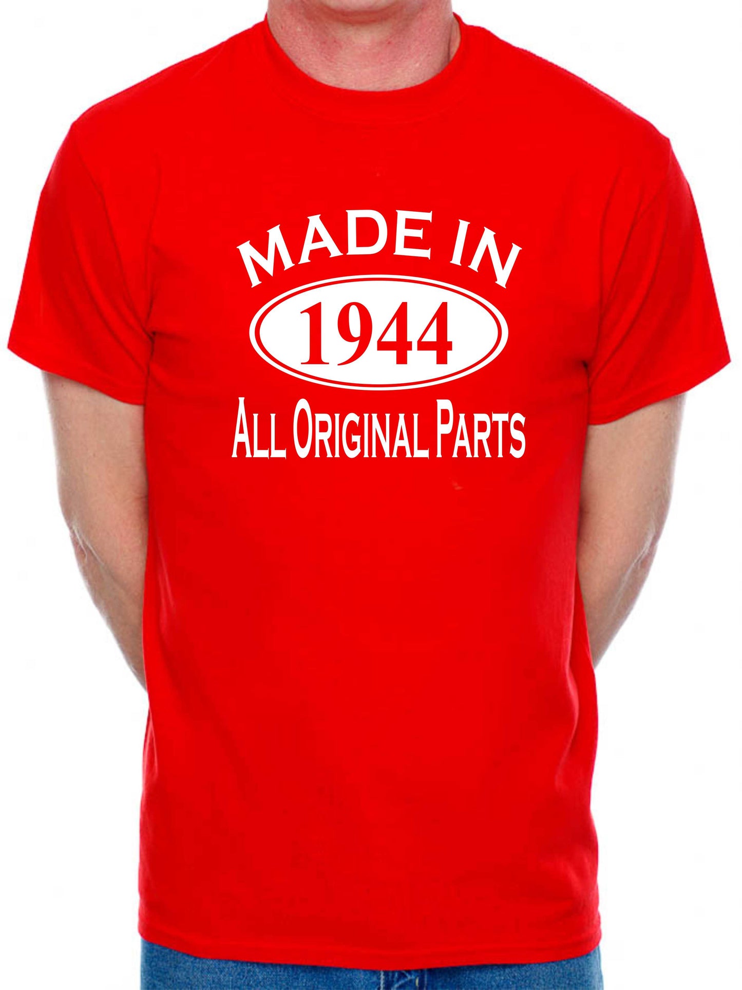 Made in 1944 80th Men's Birthday T-Shirt Age 80