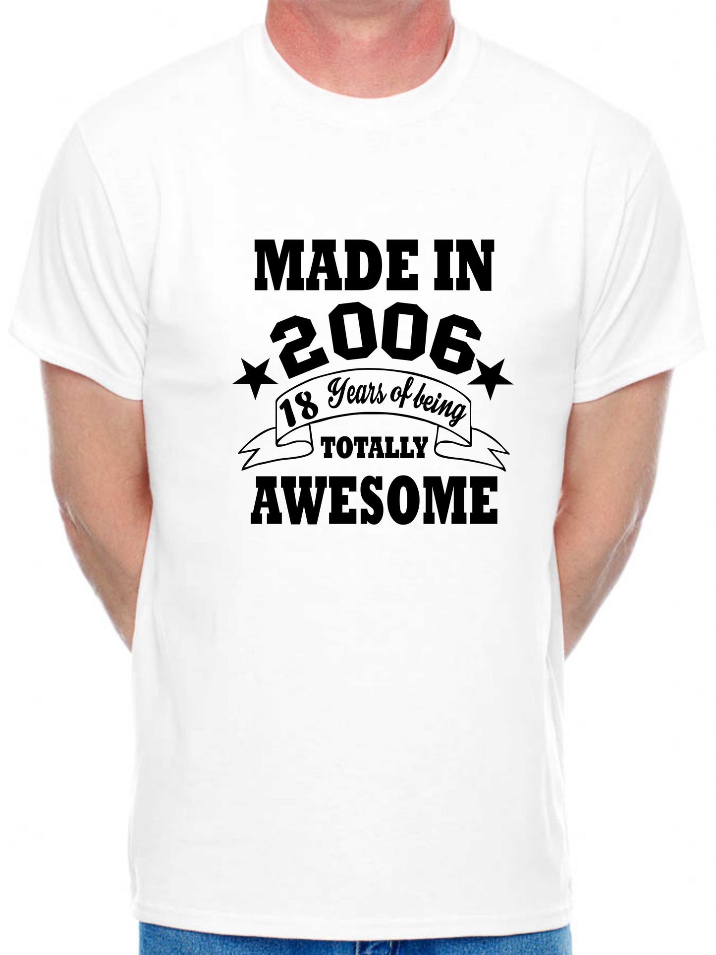Made in 2006 18 Years of Being Awesome Men's T-Shirt 18th Birthday