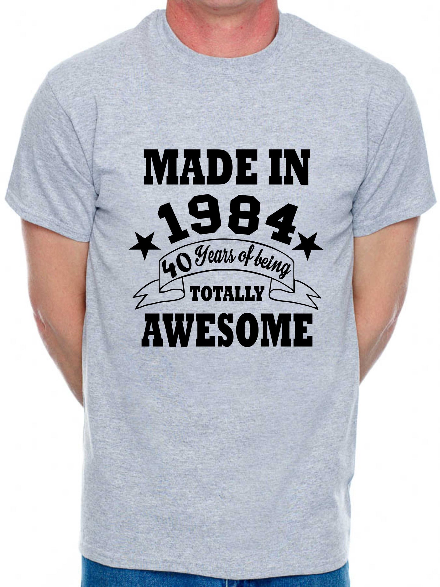 Made in 1984 40 Years of Being Awesome Men's T-Shirt 40th Birthday