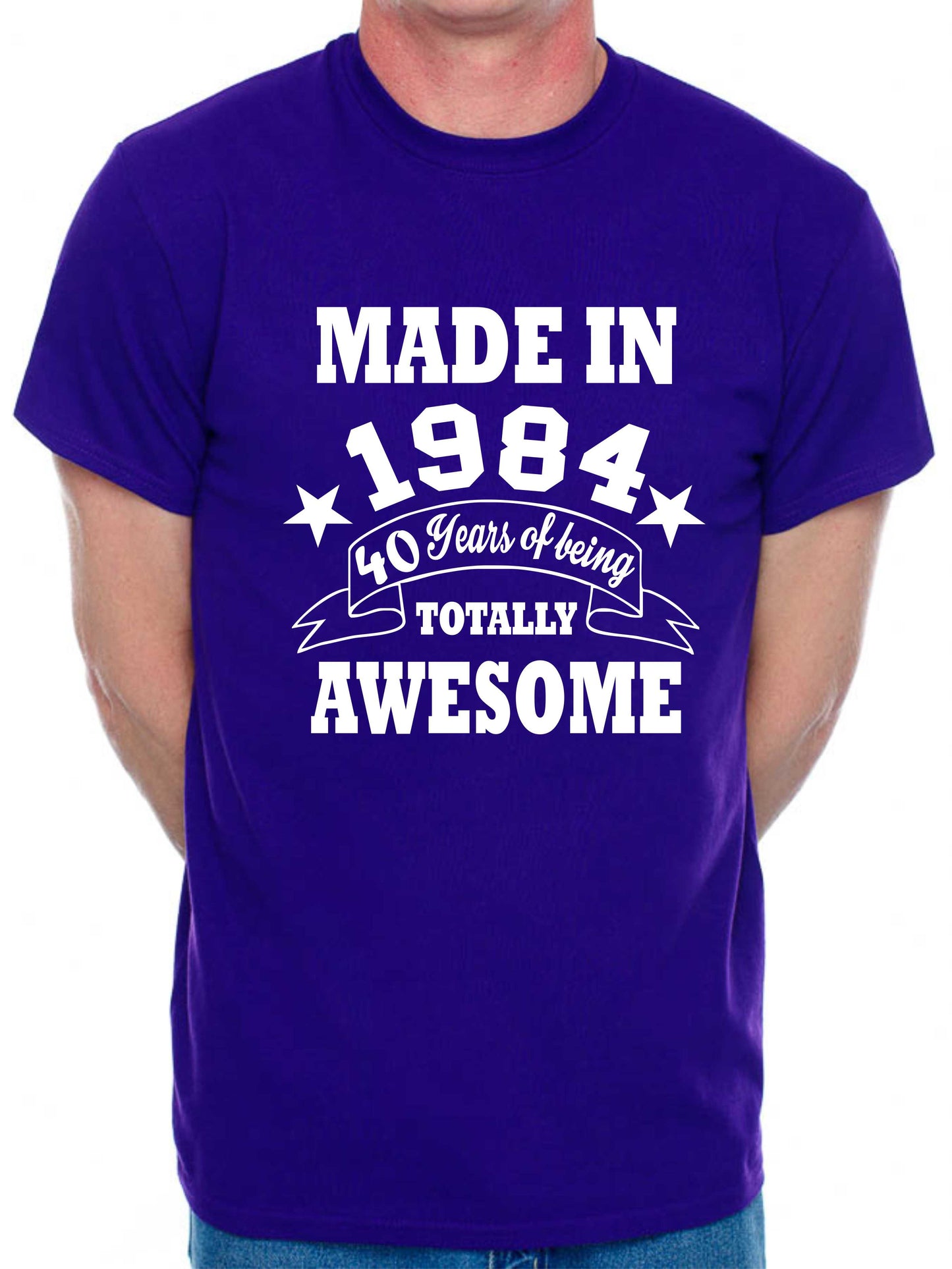 Made in 1984 40 Years of Being Awesome Men's T-Shirt 40th Birthday