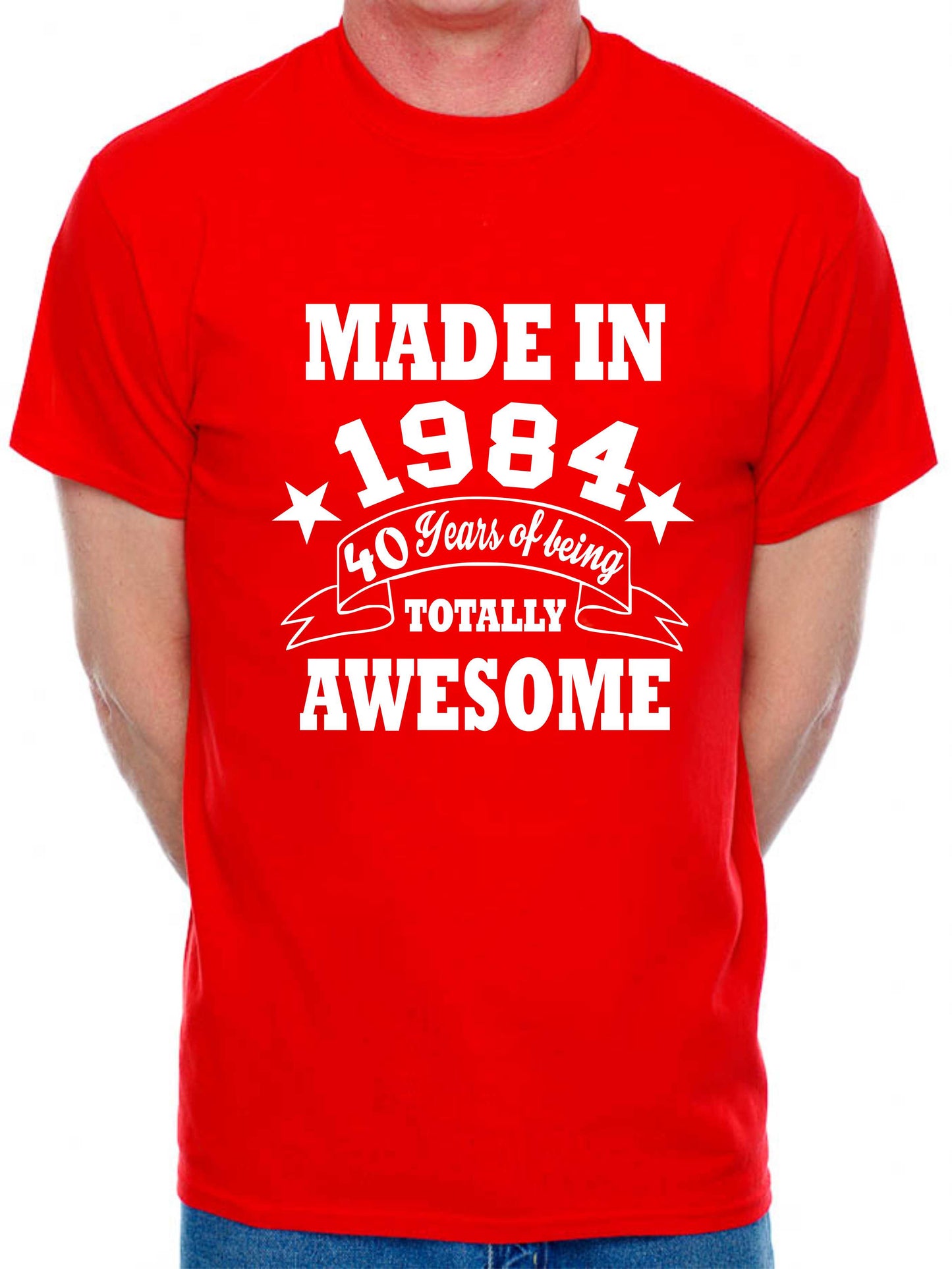 Made in 1984 40 Years of Being Awesome Men's T-Shirt 40th Birthday