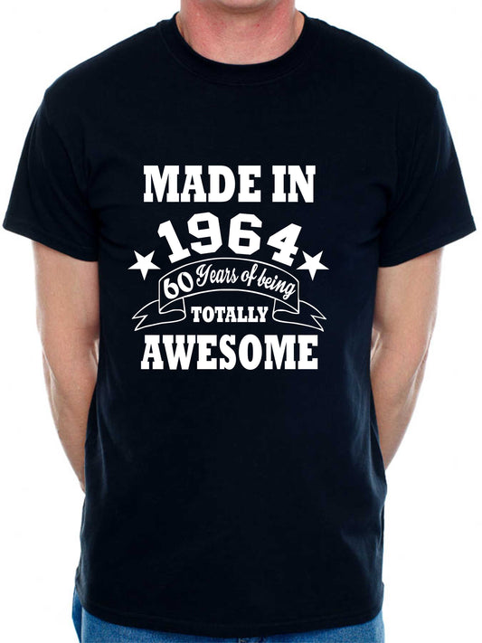 Made in 1964 60 Years of Being Awesome Men's T-Shirt 60th Birthday