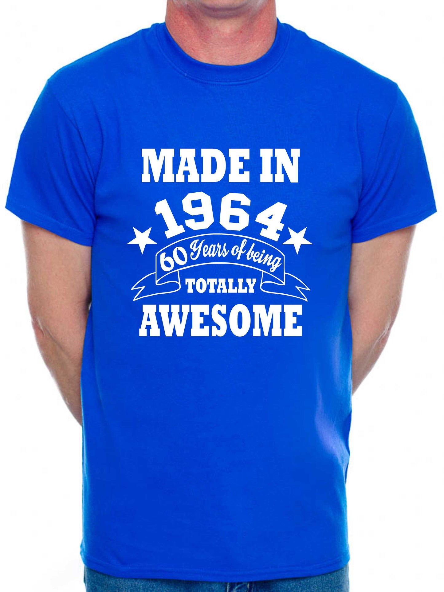 Made in 1964 60 Years of Being Awesome Men's T-Shirt 60th Birthday