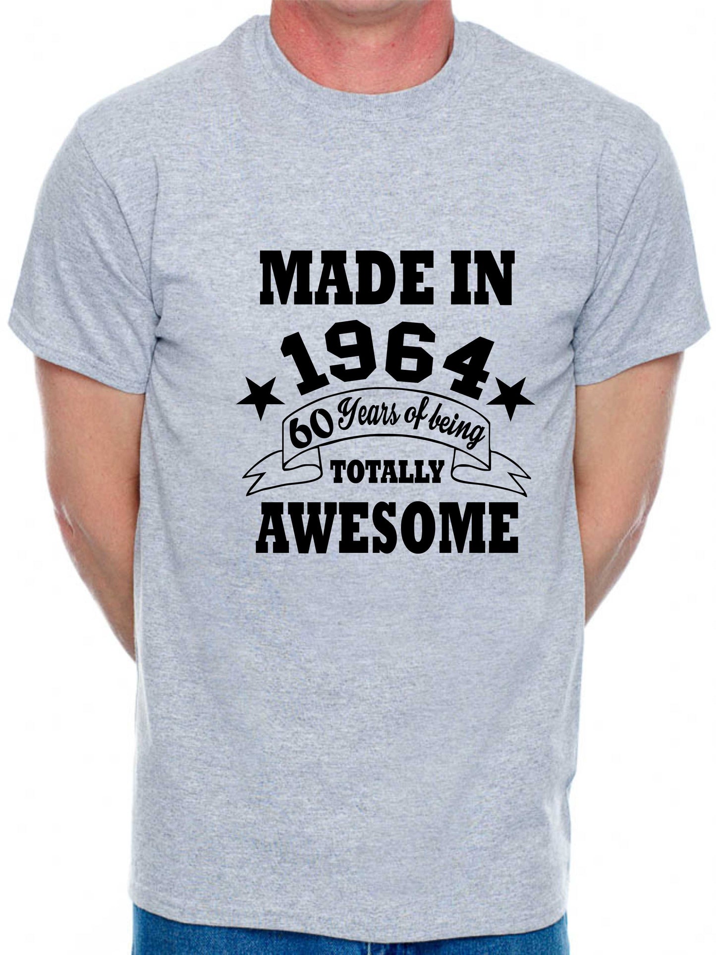 Made in 1964 60 Years of Being Awesome Men's T-Shirt 60th Birthday