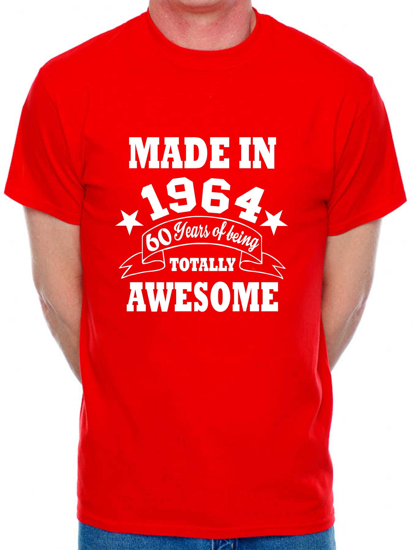 Made in 1964 60 Years of Being Awesome Men's T-Shirt 60th Birthday