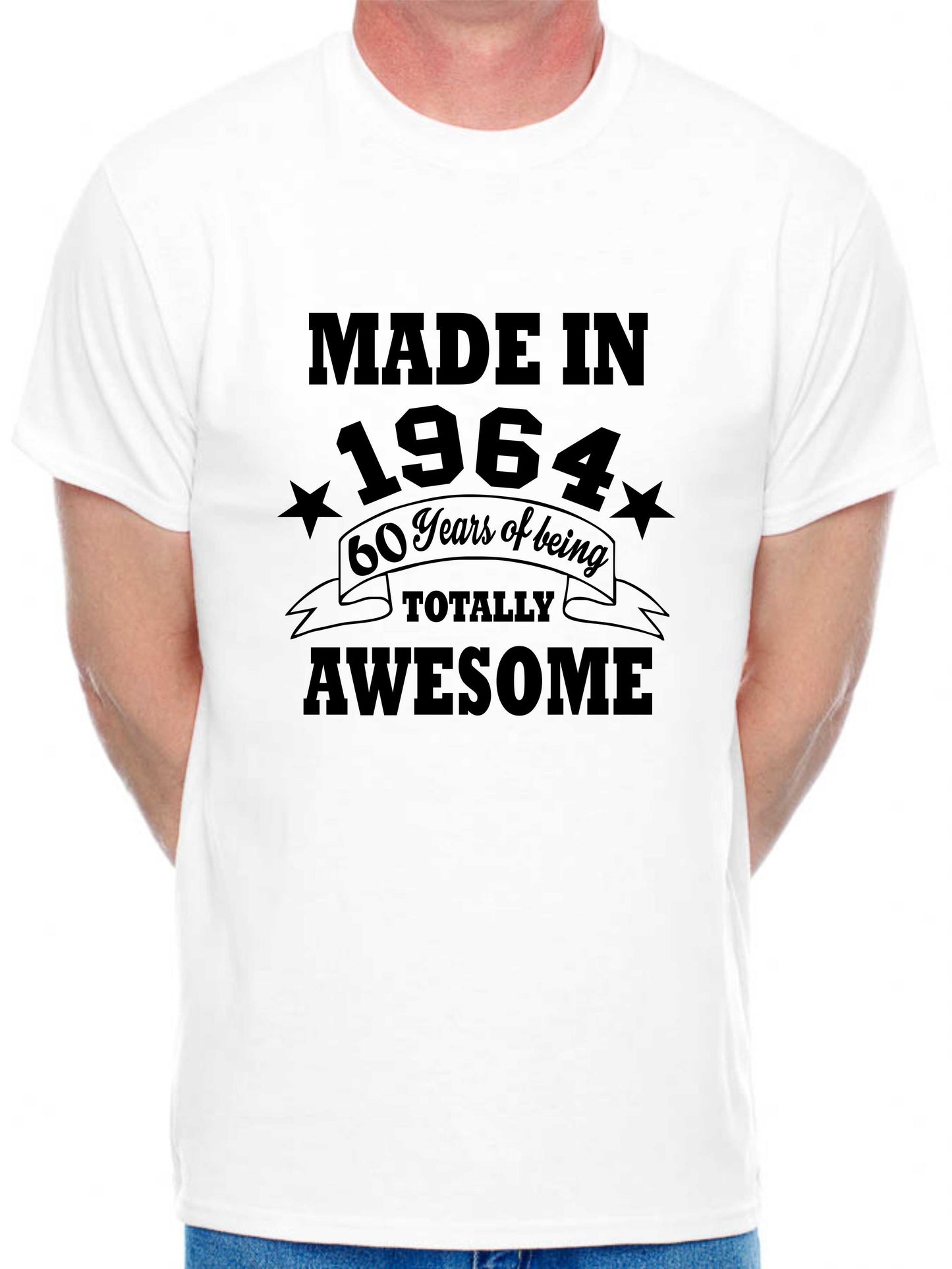 Made in 1964 60 Years of Being Awesome Men's T-Shirt 60th Birthday