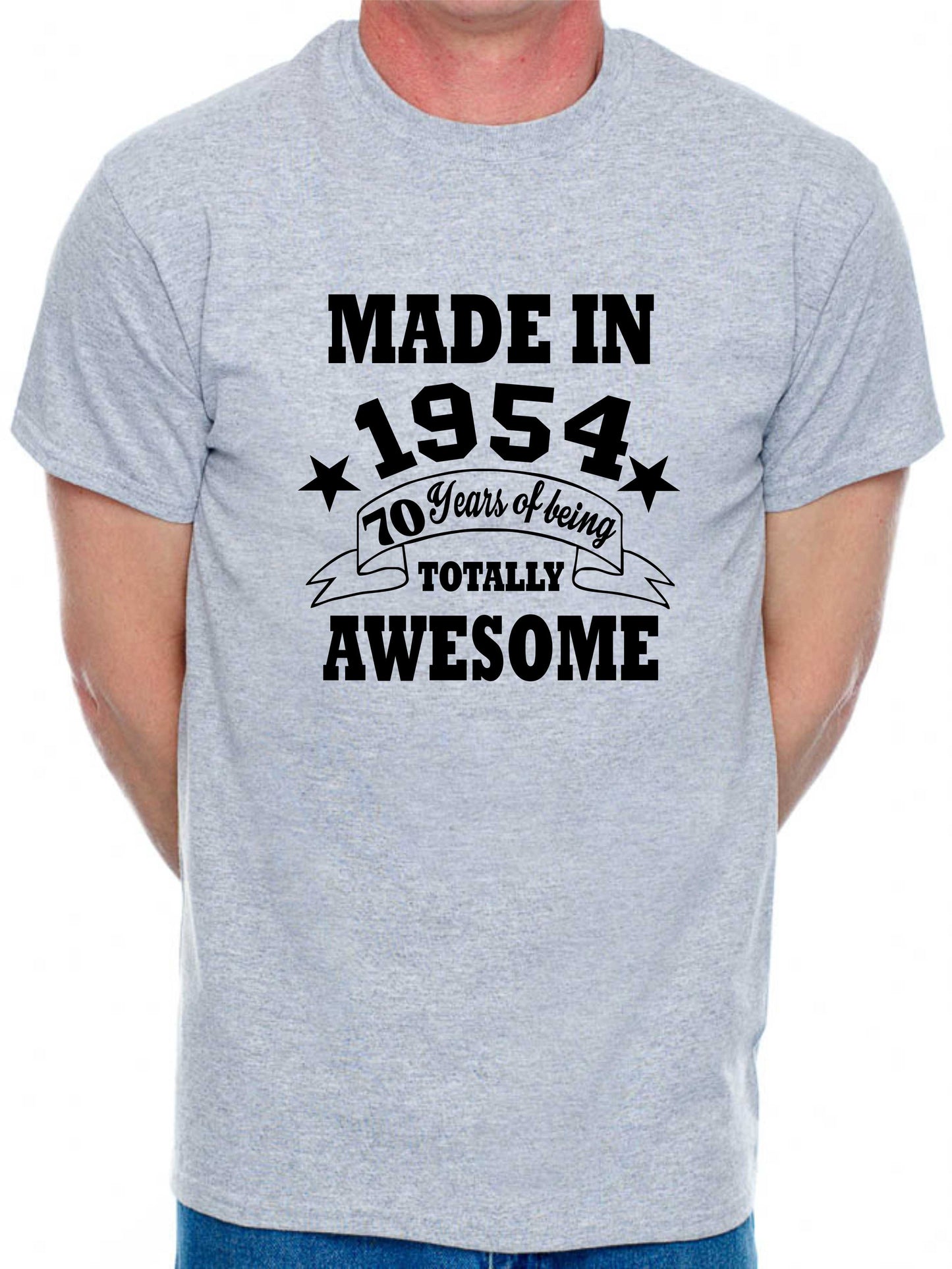 Made in 1954 70 Years of Being Awesome Men's T-Shirt 70th Birthday