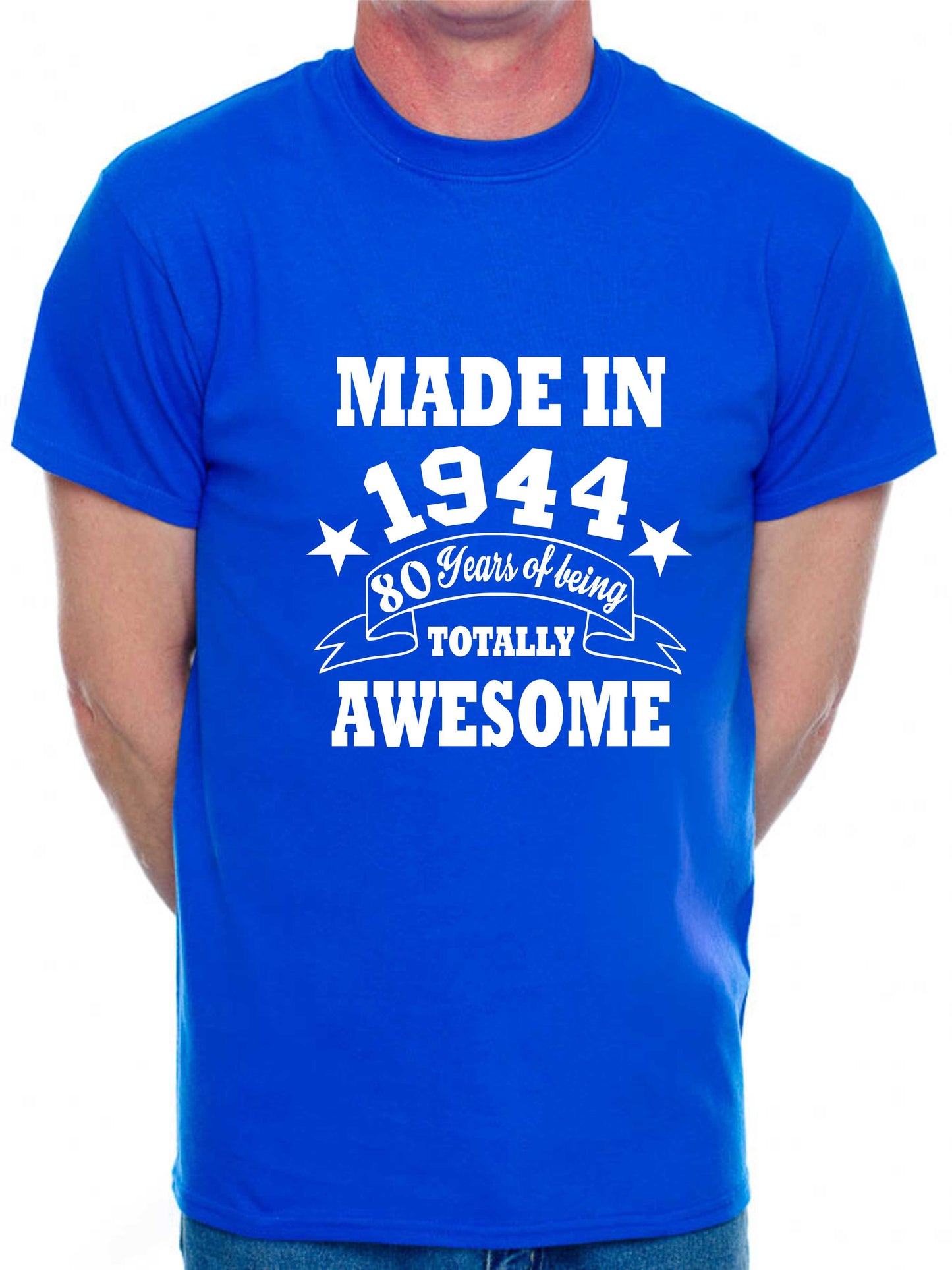 Made in 1944 80 Years of Being Awesome Men's T-Shirt 80th Birthday