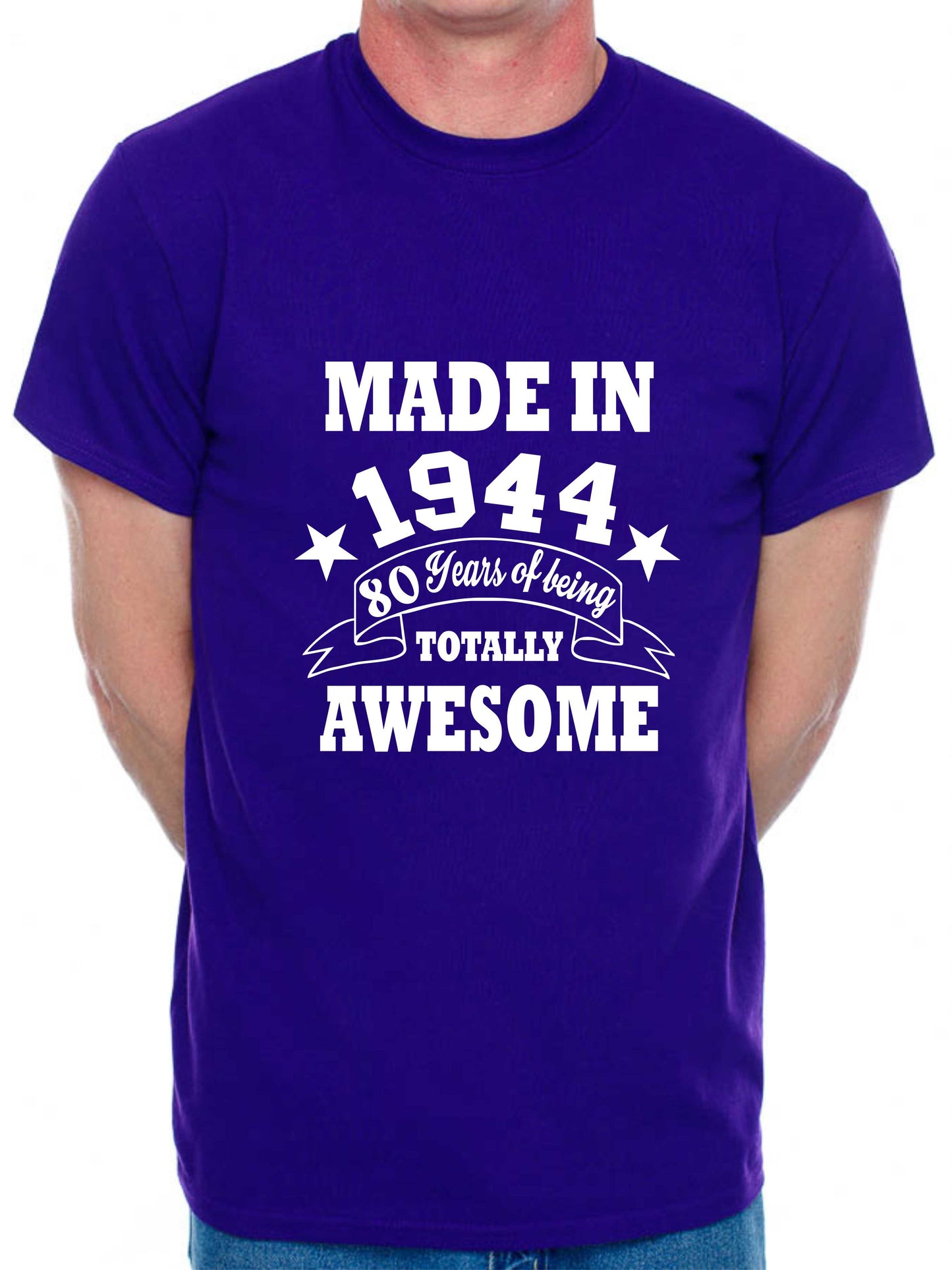Made in 1944 80 Years of Being Awesome Men's T-Shirt 80th Birthday