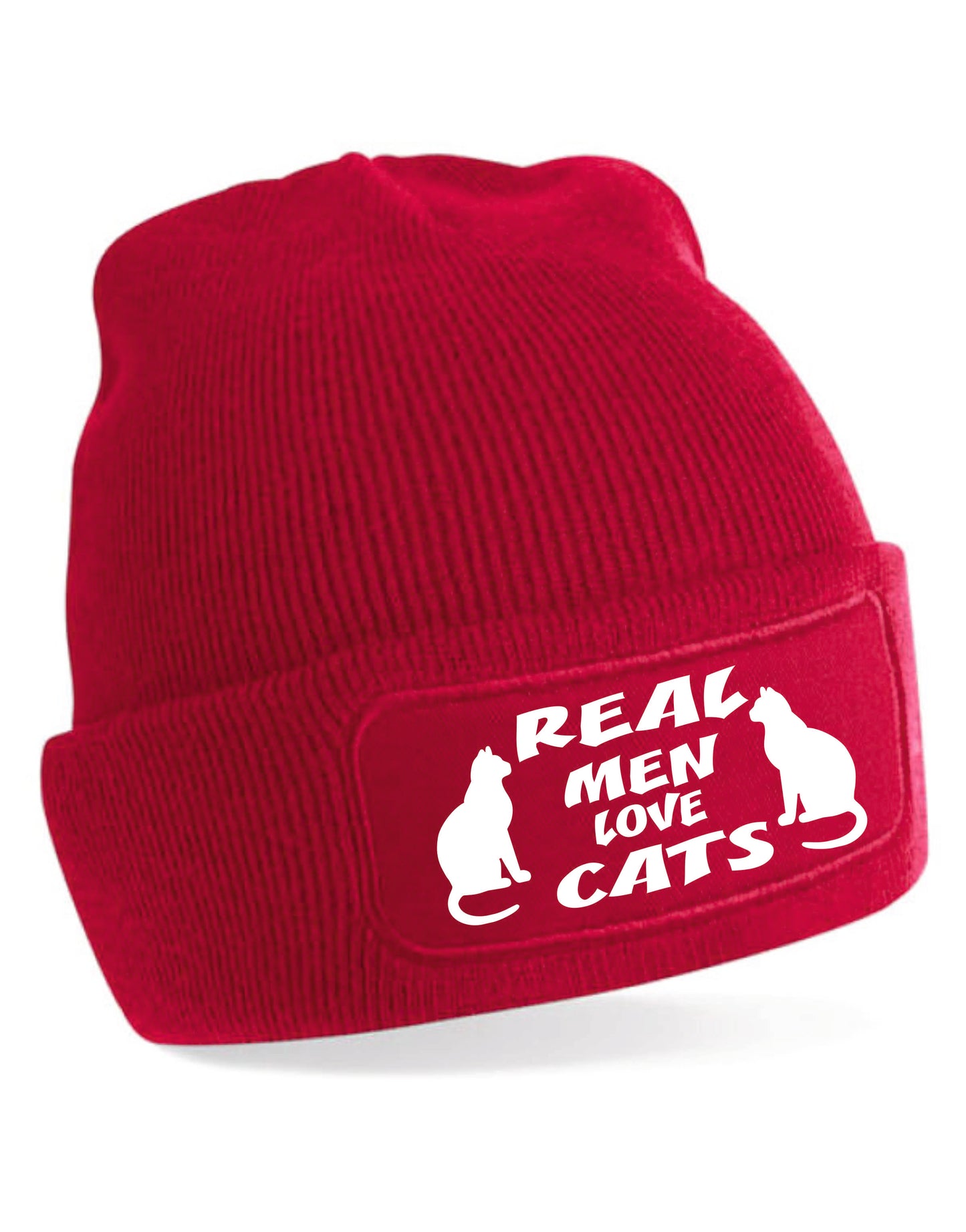 Real Men Love Cats Beanie Hat Birthday Gift Cat Lovers Great For Men