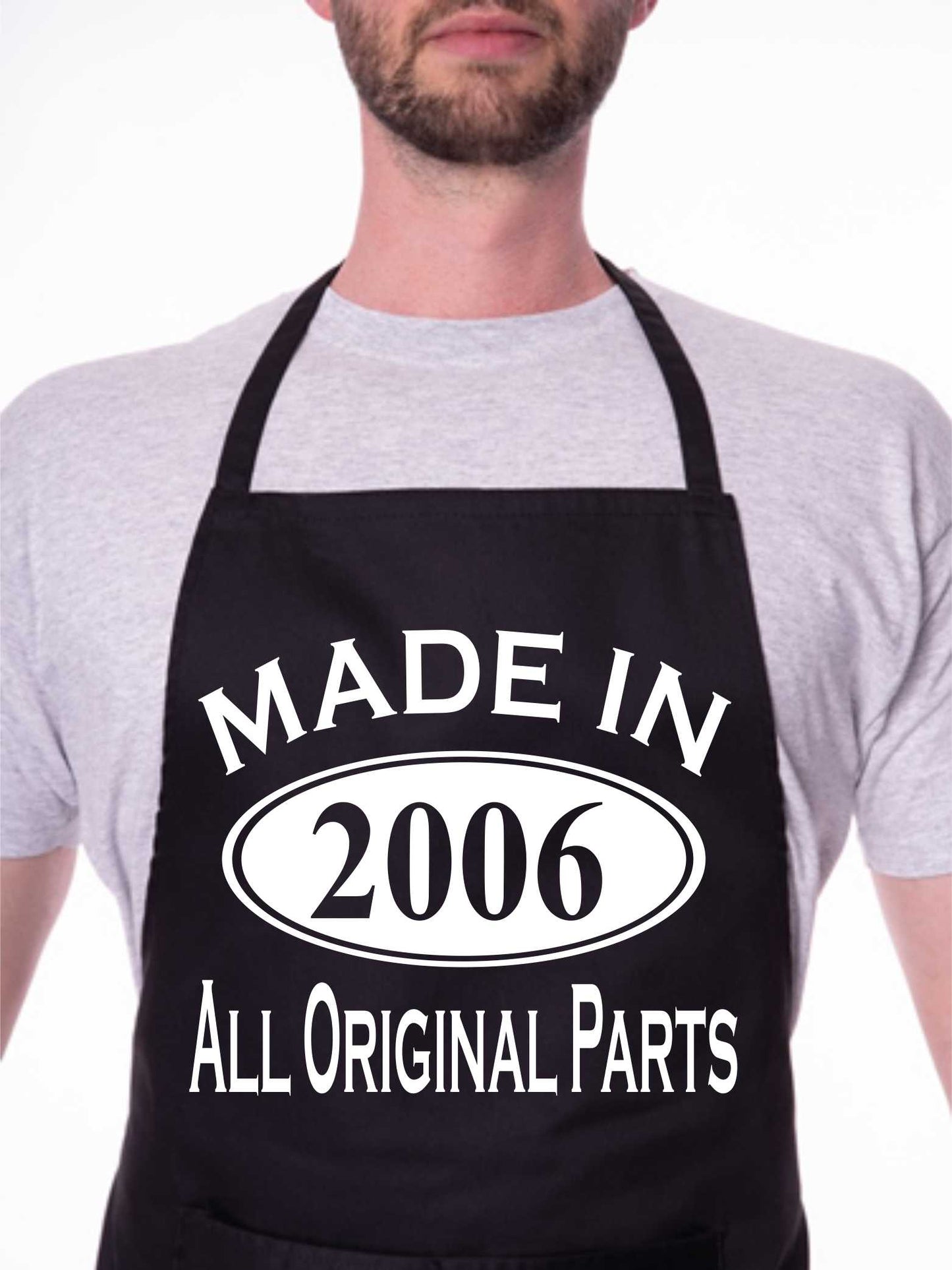 Made In 2006 18th Birthday BBQ Cooking Funny Novelty Apron