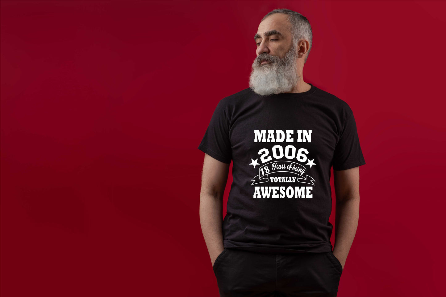 Made in 2006 18 Years of Being Awesome Men's T-Shirt 18th Birthday
