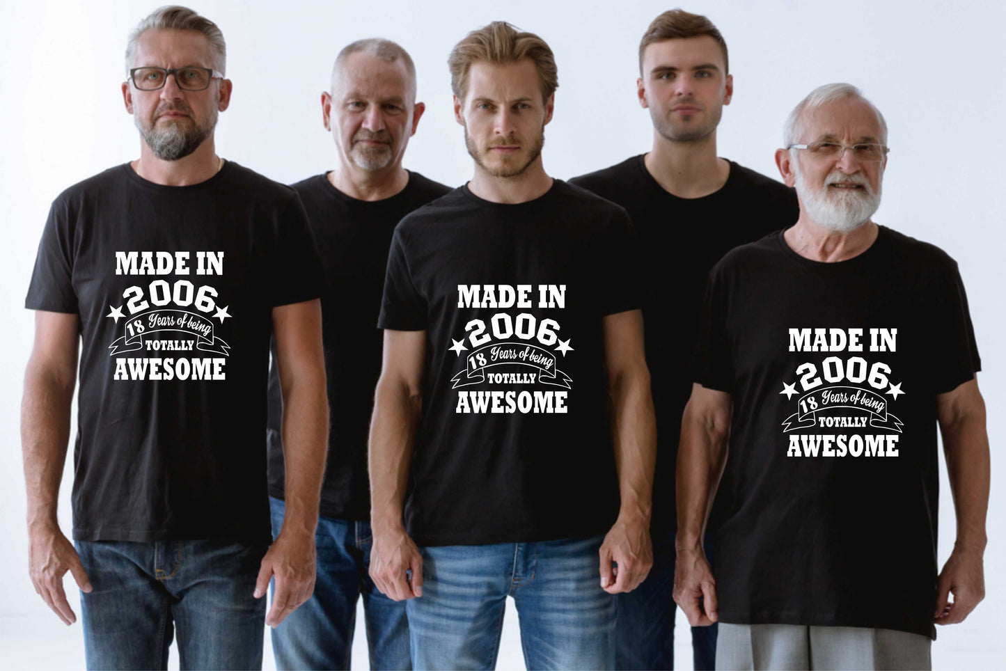 Made in 2006 18 Years of Being Awesome Men's T-Shirt 18th Birthday