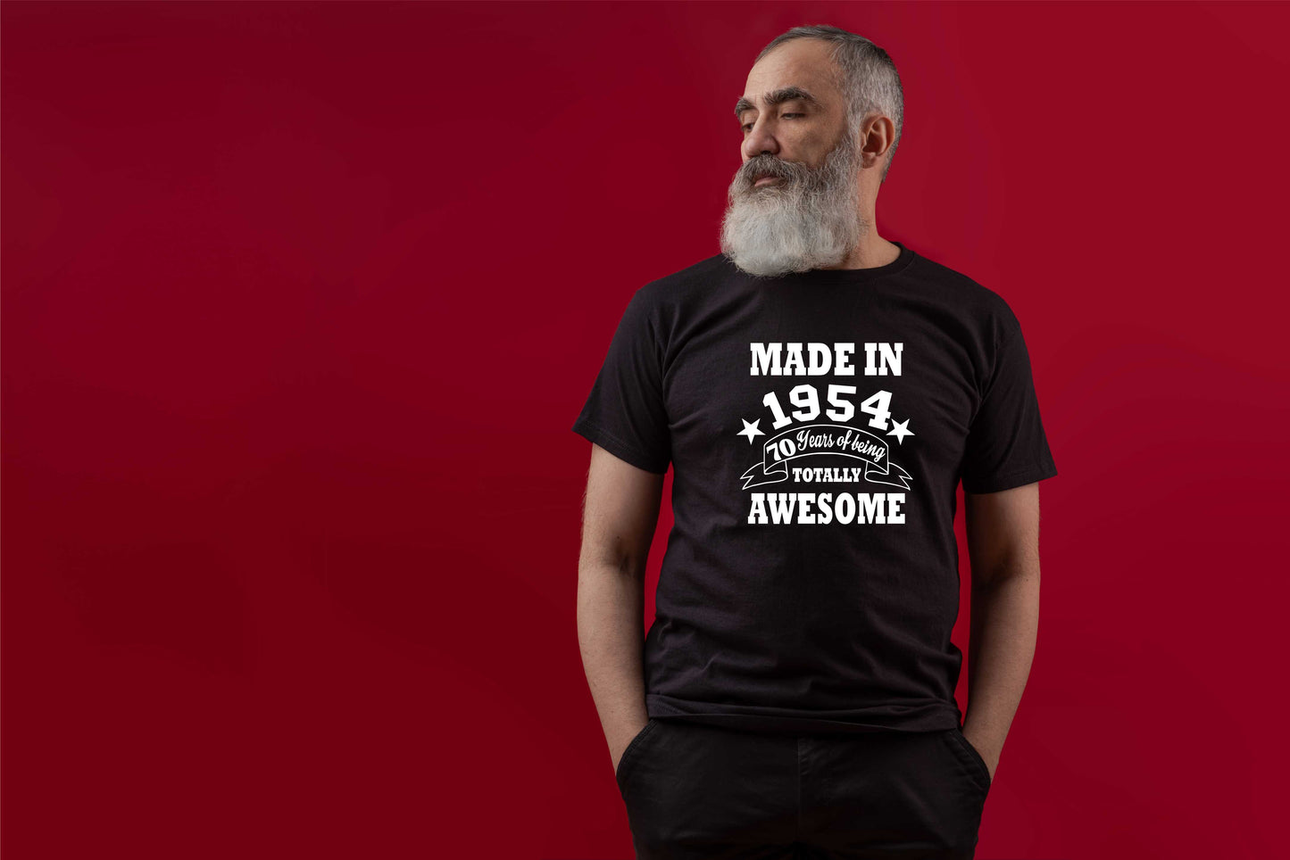 Made in 1954 70 Years of Being Awesome Men's T-Shirt 70th Birthday