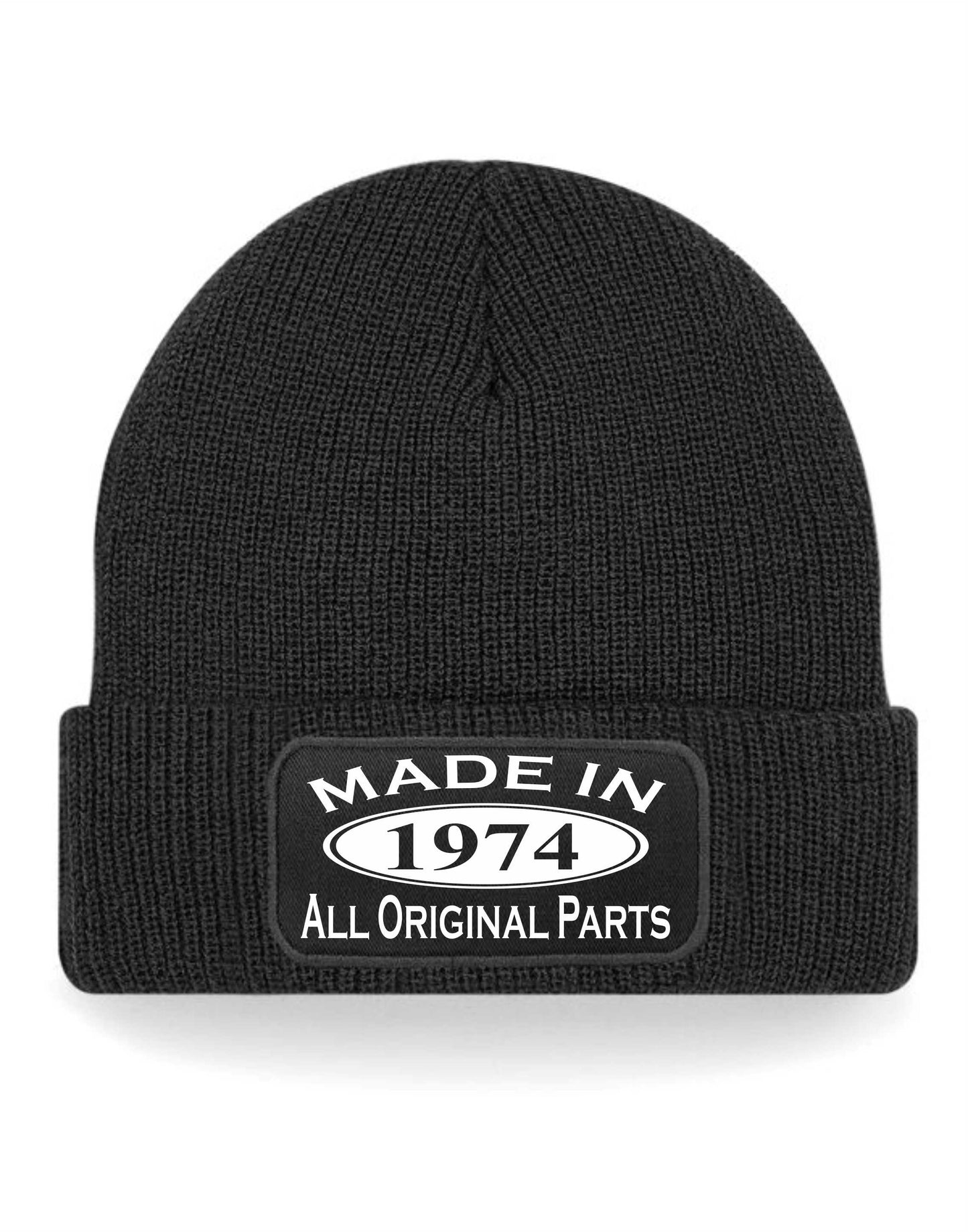 Made In 1974 Beanie Hat 50th Birthday Gift Great For Men & Women