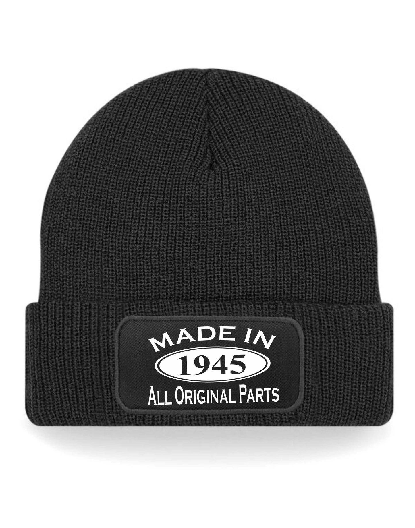 Made In 1945 Beanie Hat 80th Birthday Gift Great For Men & Women