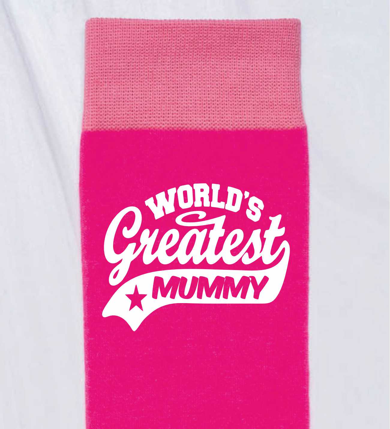 Greatest Mummy Ladies Pink Socks Funny Novelty Birthday Mothers Day Gift