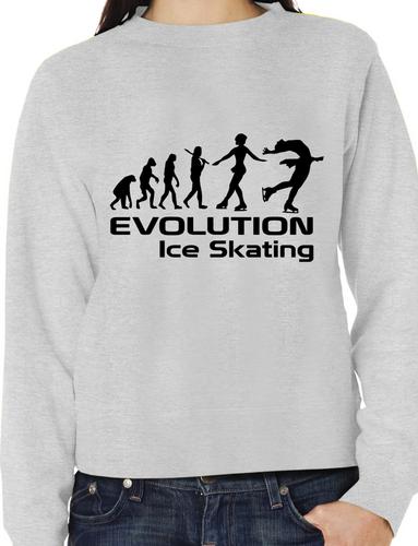 Evolution Of Ice Skating Skater Unisex Sweatshirt