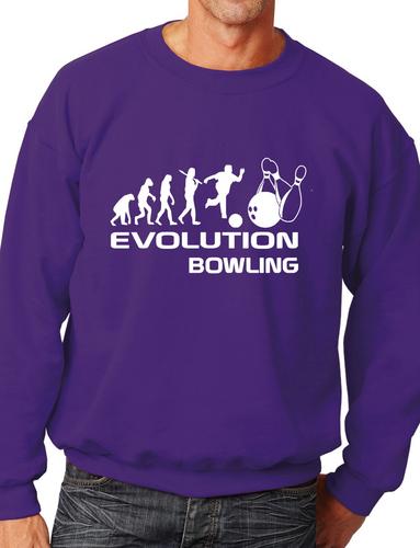 Evolution Of Ten pin Bowling Bowlers Unisex Sweatshirt