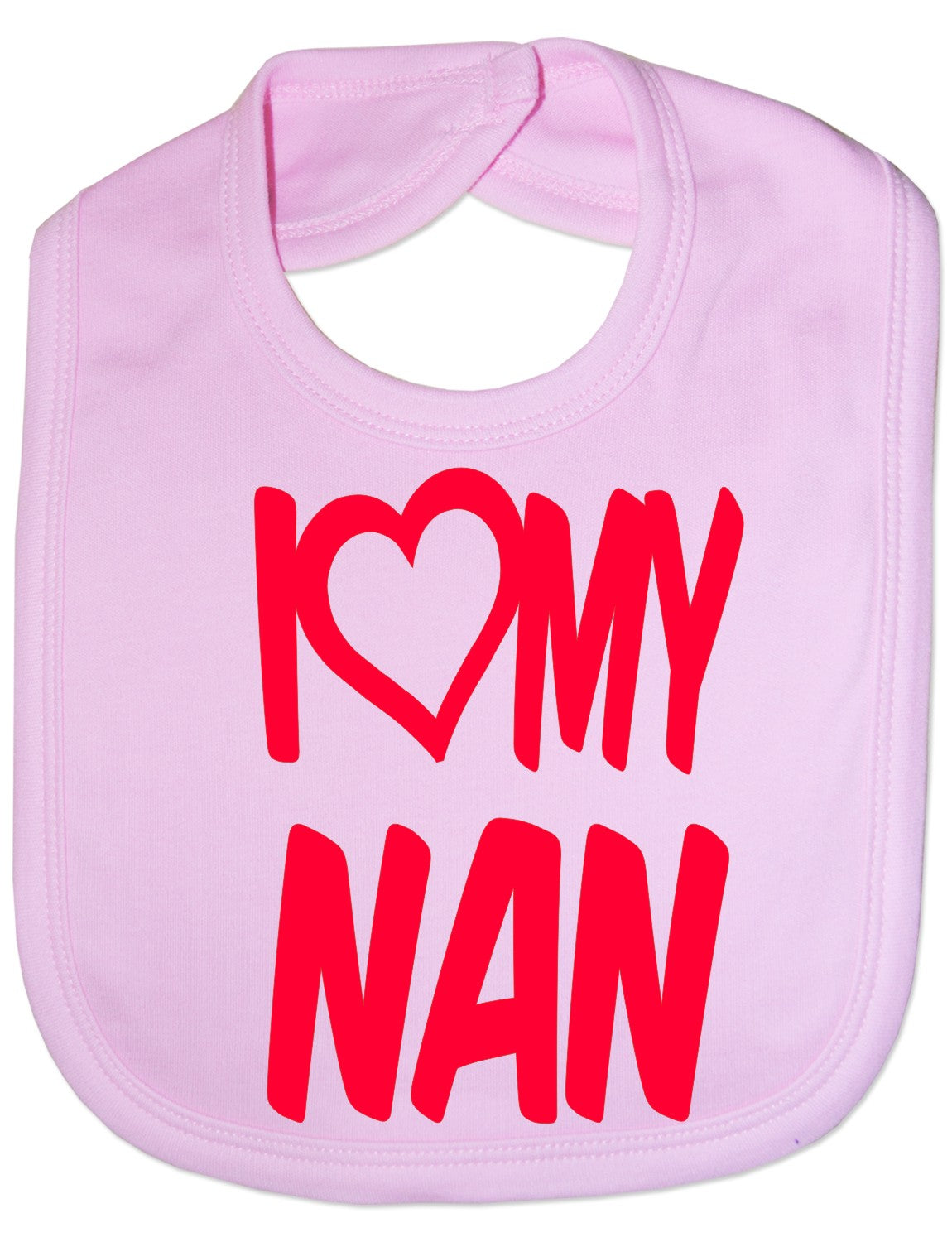 Print4u I Love My Nan Boys Girls Baby Feeding Bib