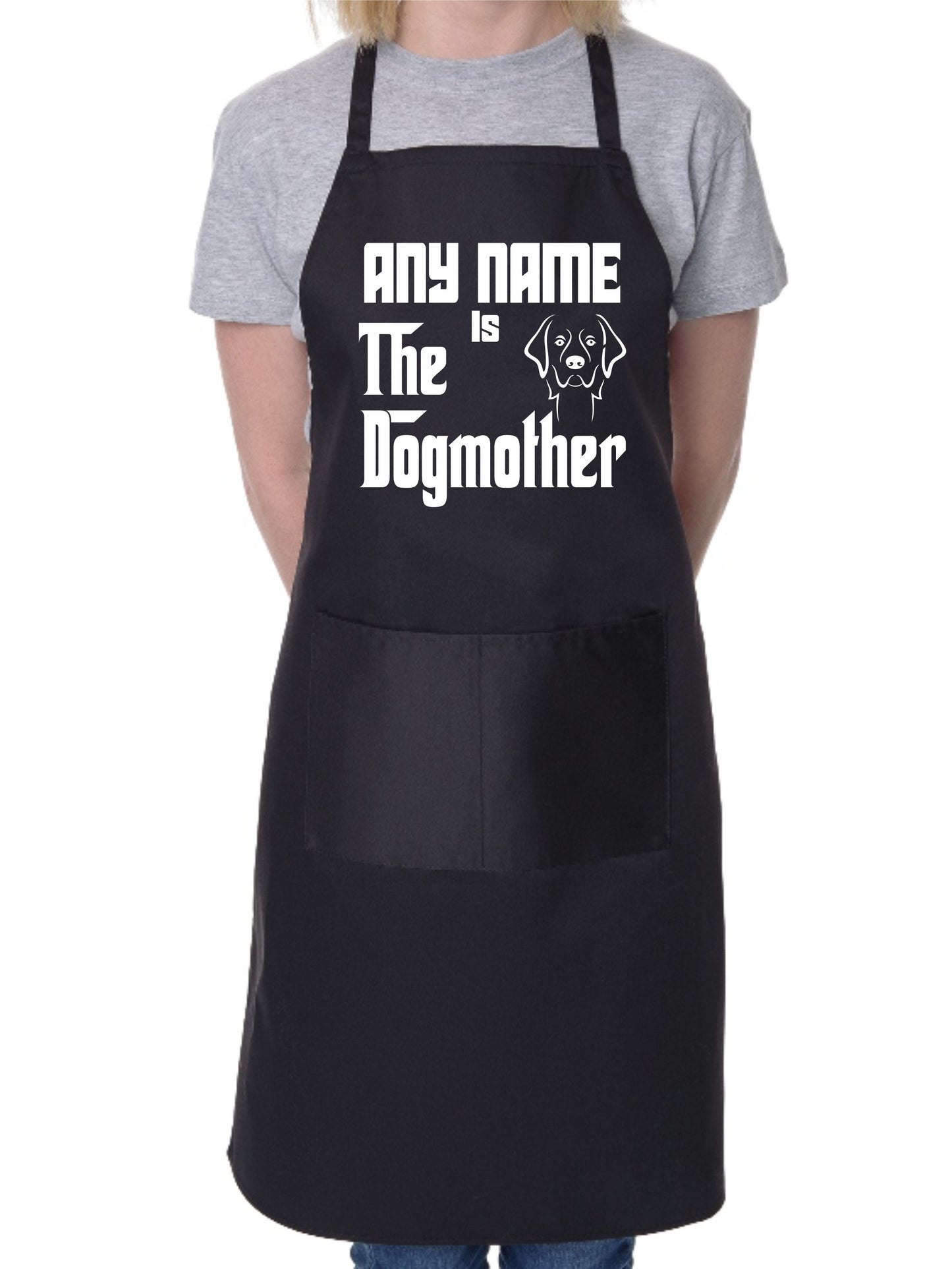 Adult Apron Personalised BBQ Dog Lover The Dogmother Any Name