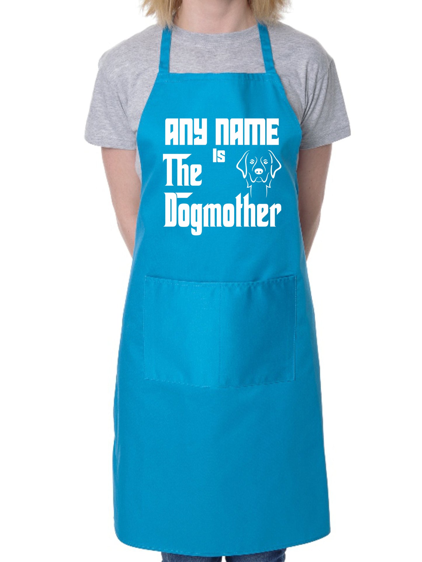Adult Apron Personalised BBQ Dog Lover The Dogmother Any Name