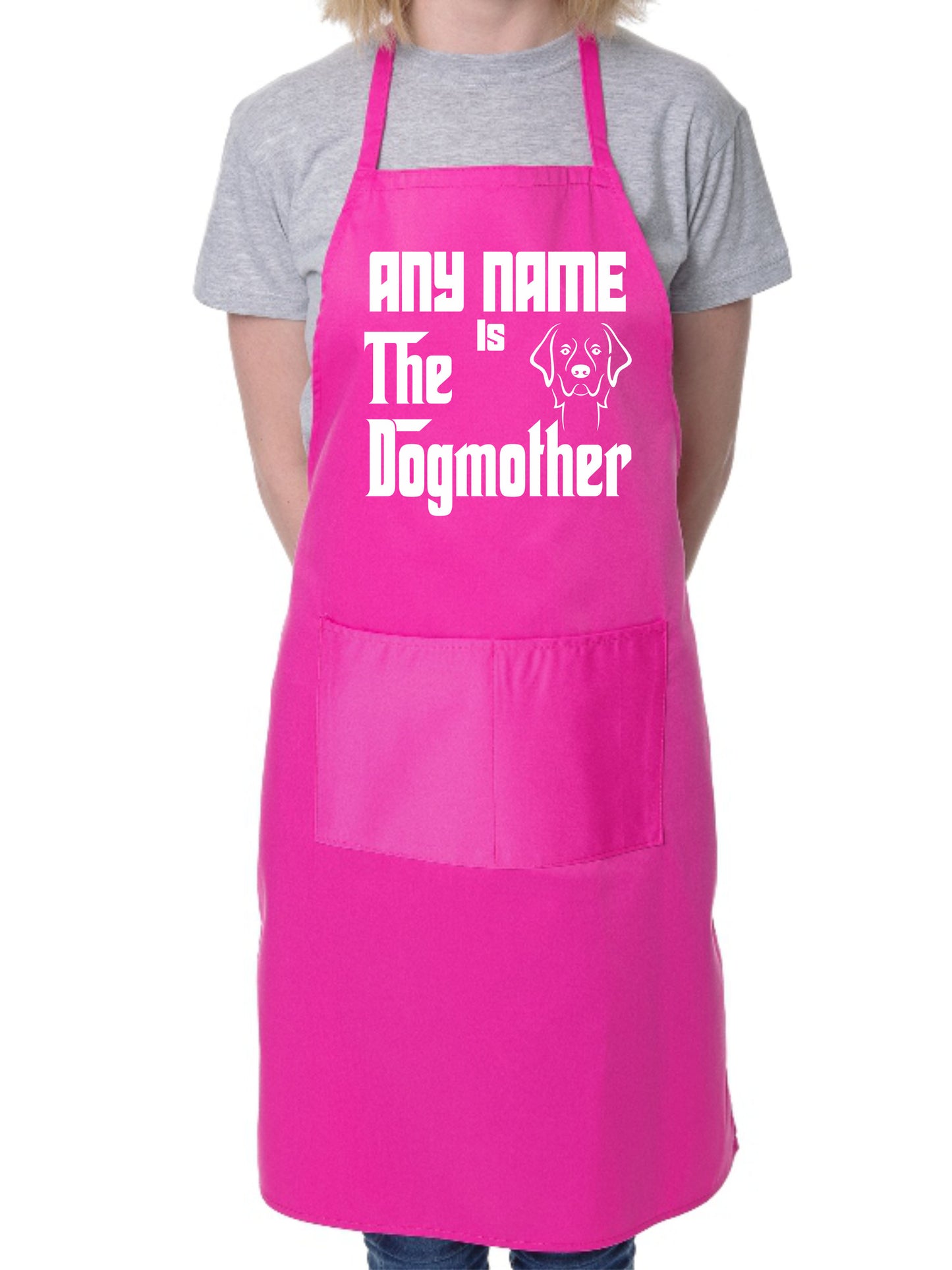 Adult Apron Personalised BBQ Dog Lover The Dogmother Any Name