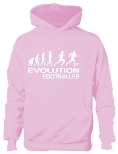 Evolution Of Football Girls Boys Hoodie Hoody Gift