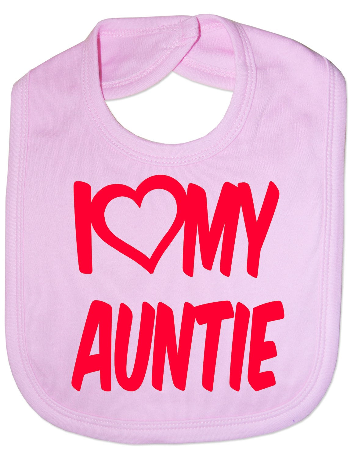 Print4u I Love My Auntie Boys Girls Baby Feeding Bib