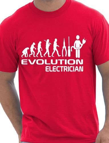 Evolution Of Electrician T-Shirt