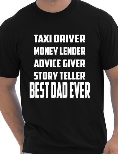 Best Dad Ever Fathers Day Mens Adult T-Shirt