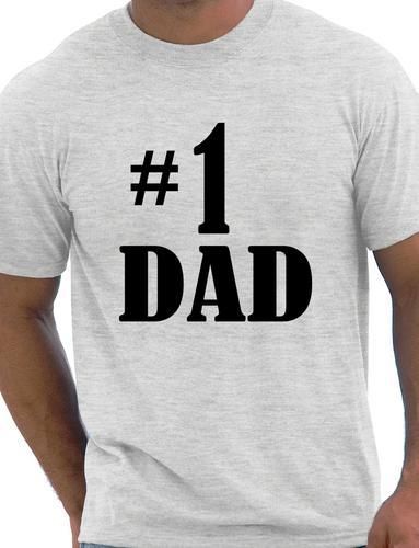 Number 1 One Dad Fathers Day T-Shirt