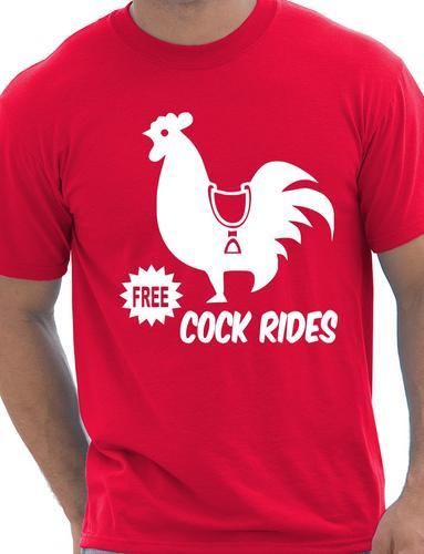 Cock Rides Funny Stage Do T-Shirt