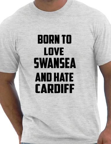 Born To Love Swansea & Hate Cardiff T-Shirt