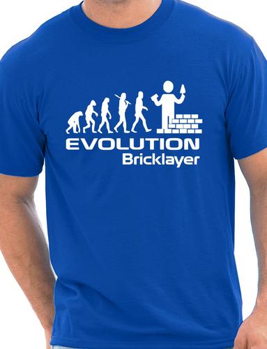 Evolution Of Bricklayer T-Shirt