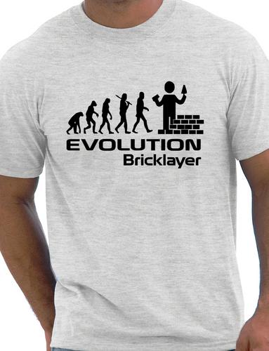 Evolution Of Bricklayer T-Shirt