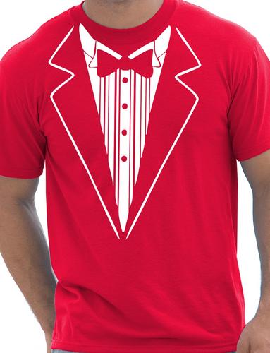 Tuxedo Fancy Dress T-Shirt