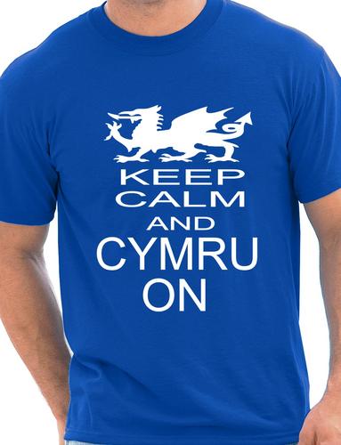 Keep Calm And Cymru On Welsh Rugby Wales T-Shirt