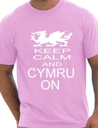 Keep Calm And Cymru On Welsh Rugby Wales T-Shirt