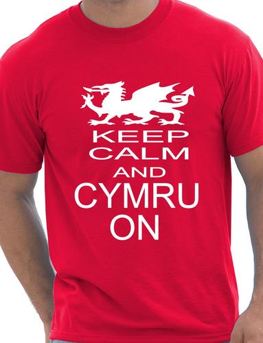 Keep Calm And Cymru On Welsh Rugby Wales T-Shirt