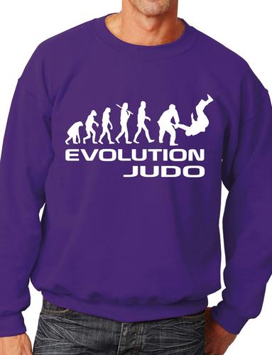 Evolution Of Judo Martial Arts Funny Adult Sweatshirt