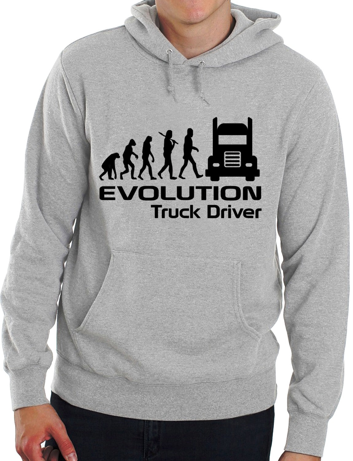 Evolution Of A Trucker Driver Job Work Unisex Hoody